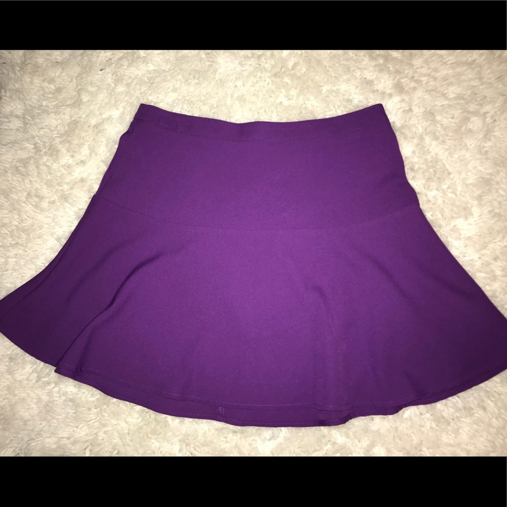 Purple skater skirt